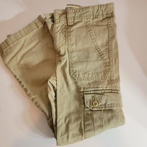 Boys Cherokee Adjustable Khaki cargo pants
